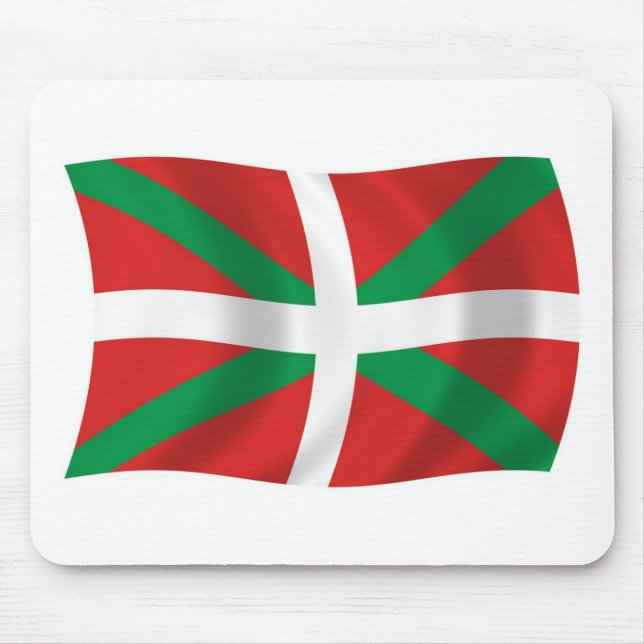 Tapis De Souris Drapeau du peuple basque Mousepad (Devant)
