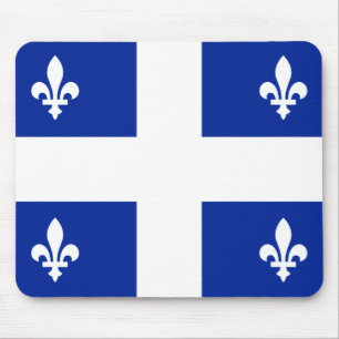 Tapis De Souris Drapeau du Québec Mousepad