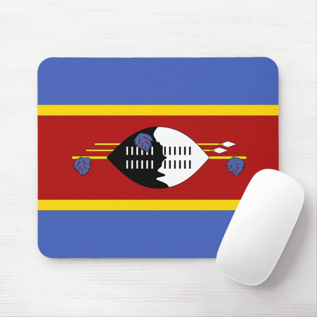 Tapis De Souris drapeau du Swaziland (Avec souris)