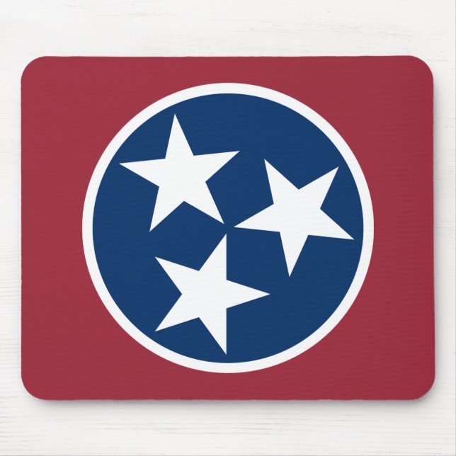 Tapis De Souris Drapeau du Tennessee (Devant)