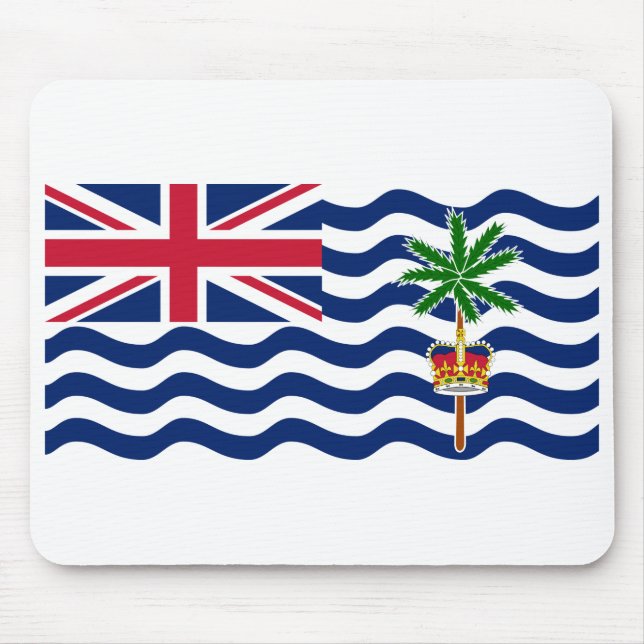 Tapis De Souris Drapeau du Territoire britannique de l'océan Indie (Devant)