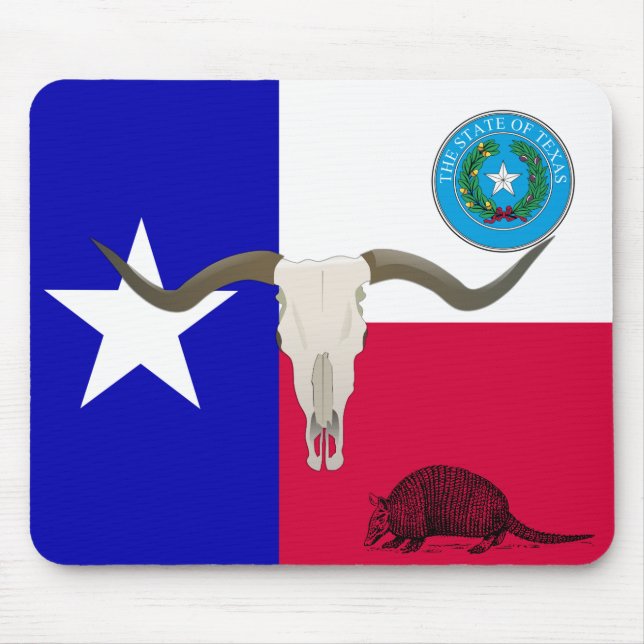Tapis De Souris Drapeau du Texas (Devant)