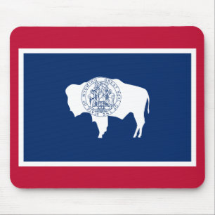 Tapis De Souris Drapeau du Wyoming