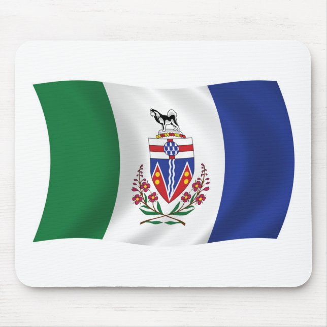 Tapis De Souris Drapeau du Yukon Mousepad (Devant)