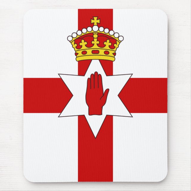 Tapis De Souris Drapeau d'ulster d'Irlande du Nord (Devant)