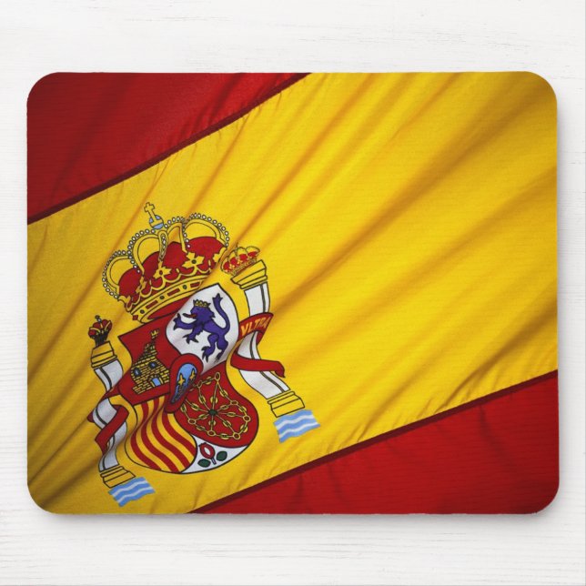 Tapis De Souris Drapeau espagnol (Devant)