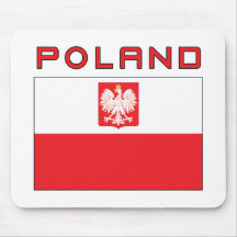 Drapeau Faucon Polonais Avec Pologne