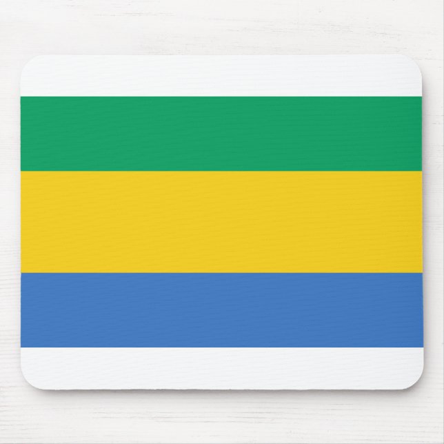 Tapis De Souris Drapeau Gabon (Devant)