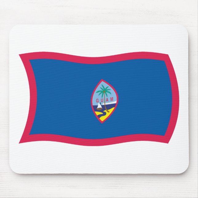 Tapis De Souris Drapeau Guam Mousepad (Devant)