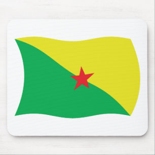 Tapis De Souris Drapeau guianais Mousepad