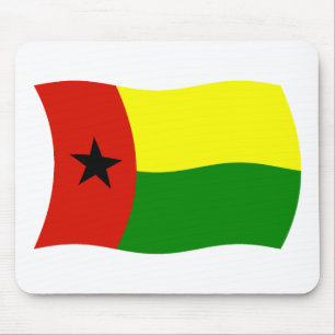 Tapis De Souris Drapeau Guinée-Bissau Mousepad