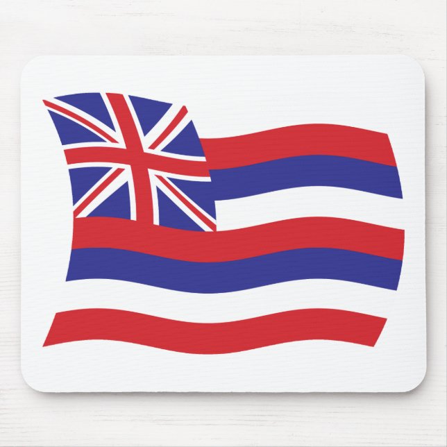 Tapis De Souris Drapeau Hawaii Mousepad (Devant)