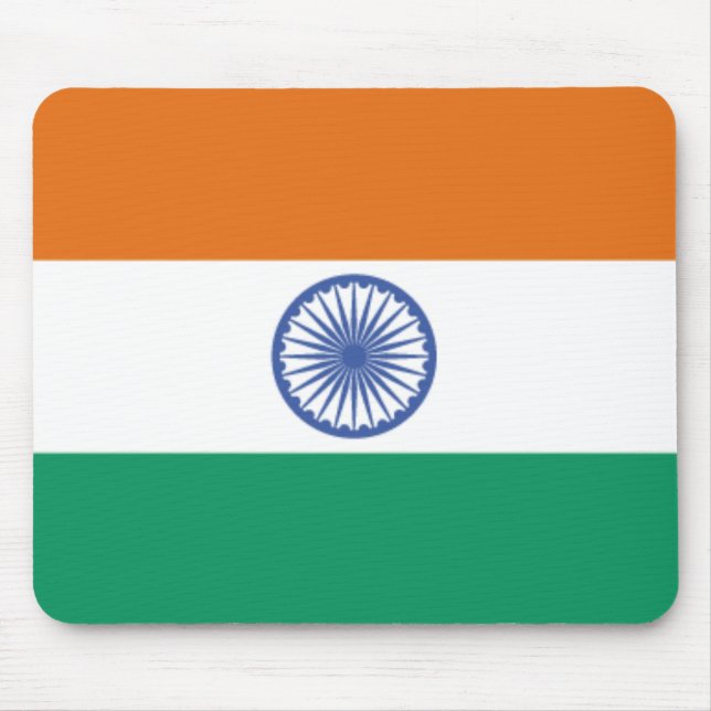 Tapis De Souris Drapeau indien Mousepad (Devant)
