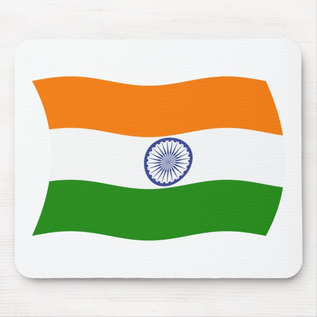 Tapis De Souris Drapeau indien Mousepad (Devant)