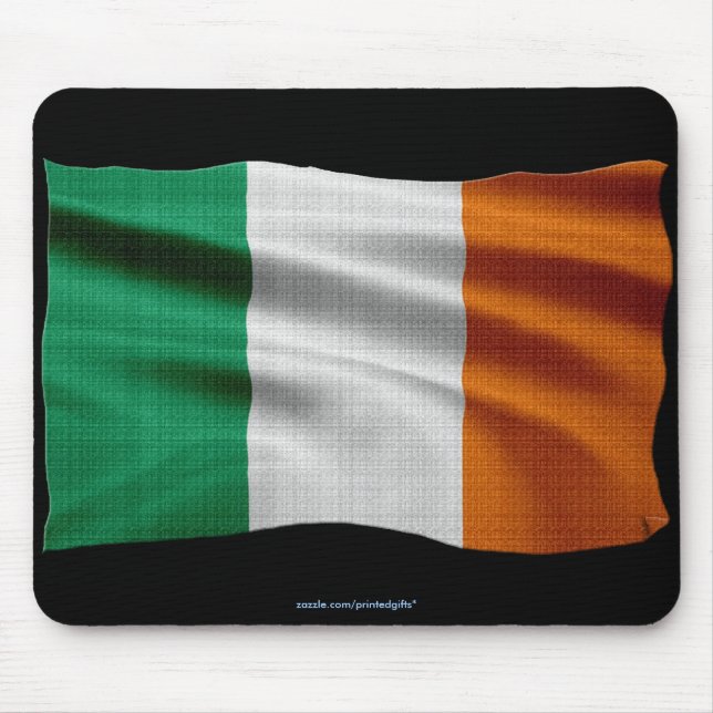 Tapis De Souris Drapeau irlandais Patriotic World Drapeau Mousepad (Devant)