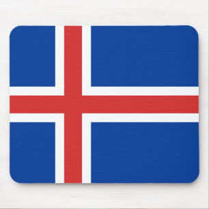 Tapis De Souris Drapeau islandais