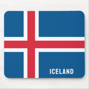 Tapis De Souris Drapeau Islande