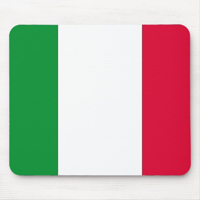 Tapis De Souris Drapeau italien (Devant)