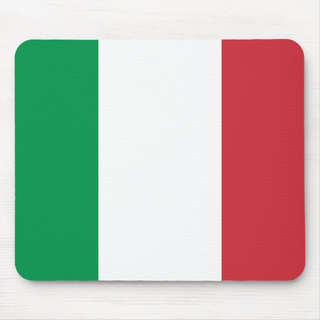 Tapis De Souris Drapeau italien (Devant)