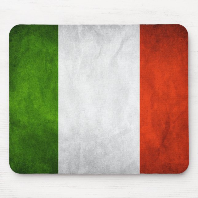 Tapis De Souris Drapeau italien Mousepad (Devant)