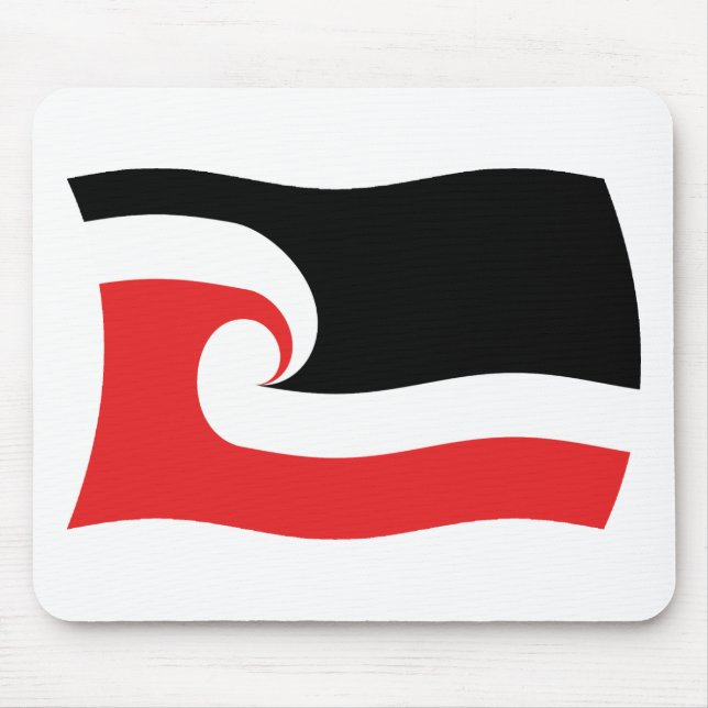 Tapis De Souris Drapeau Maori Mousepad (Devant)