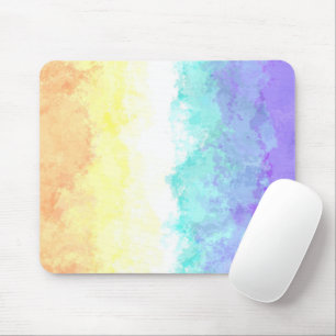 Tapis De Souris Drapeau marbré Tourbillonnant Boho Abstrait Gender