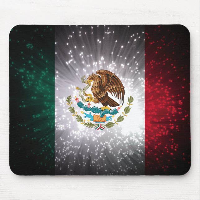 Tapis De Souris Drapeau mexicain (Devant)