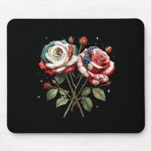 Tapis De Souris Drapeau Mexique Usa Drapeau Mexicain Drapeau Améri
