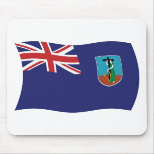 Tapis De Souris Drapeau Montserrat Mousepad