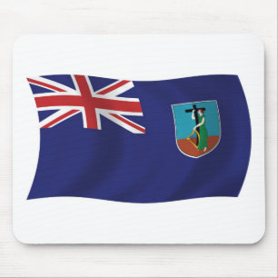 Tapis De Souris Drapeau Montserrat Mousepad