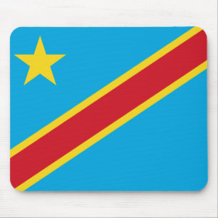 Tapis De Souris Drapeau Mousepad de Congo-Kinshasa