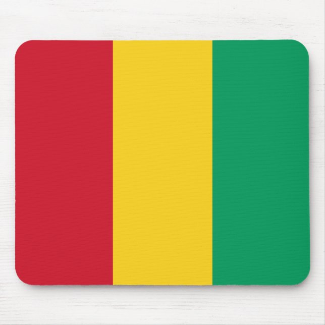 Tapis De Souris Drapeau Mousepad de Guinée-Conakry (Devant)