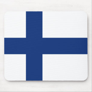 Tapis De Souris Drapeau Mousepad de la Finlande