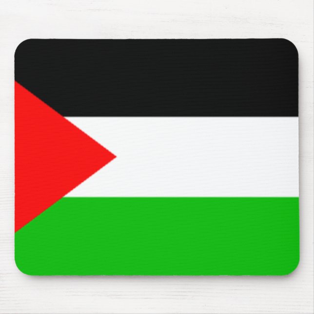 Tapis De Souris Drapeau Mousepad de la Palestine (Devant)
