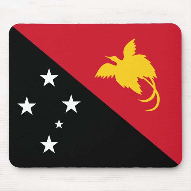 Tapis De Souris Drapeau Mousepad de la Papouasie-Nouvelle-Guinée (Devant)