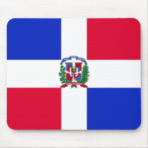 Tapis De Souris Drapeau Mousepad de la République Dominicaine