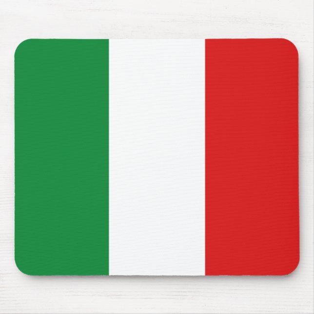 Tapis De Souris Drapeau Mousepad de l'Italie (Devant)