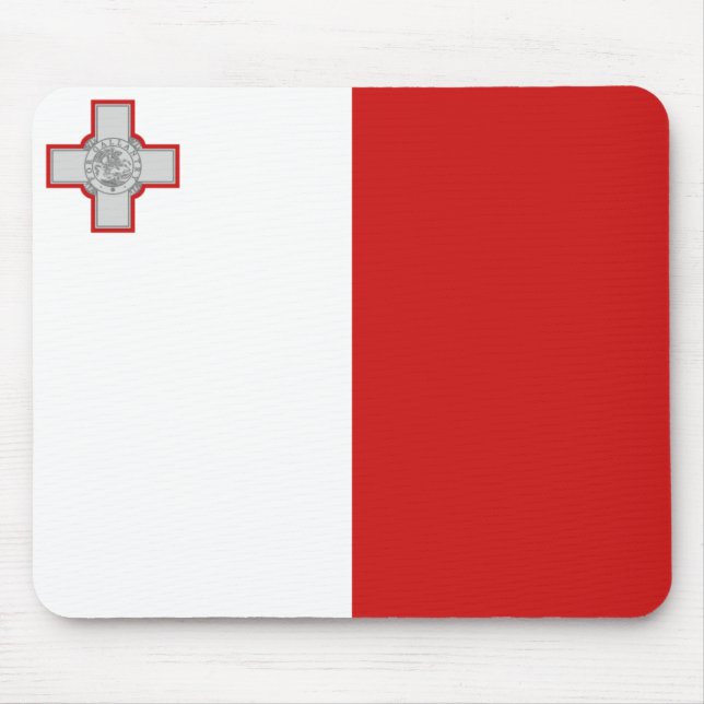 Tapis De Souris Drapeau Mousepad de Malte (Devant)