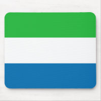 Drapeau Mousepad de Sierra Leone