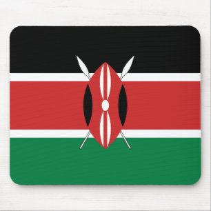Tapis De Souris Drapeau Mousepad du Kenya