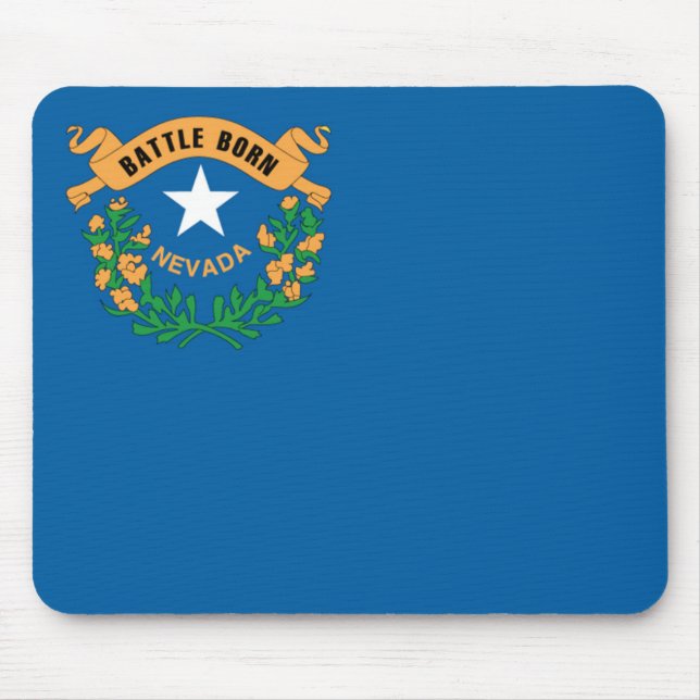 Tapis De Souris Drapeau Mousepad du Nevada (Devant)