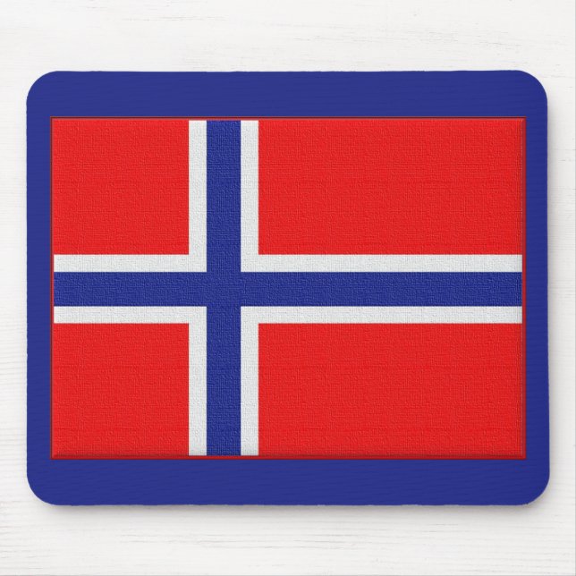 Tapis De Souris Drapeau norvégien (Devant)