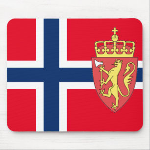 Tapis De Souris Drapeau norvégien