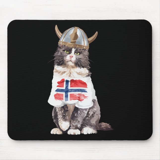 Tapis De Souris Drapeau norvégien de la forêt (Devant)