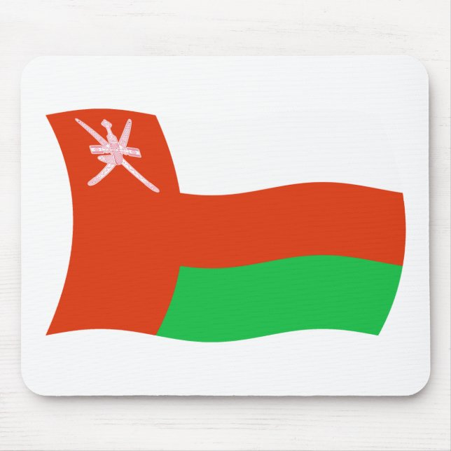 Tapis De Souris Drapeau Oman Mousepad (Devant)