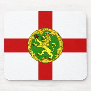 Tapis De Souris Drapeau patriotique d'Aurigny