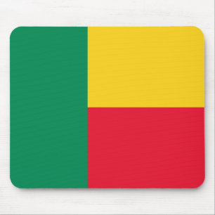 Tapis De Souris Drapeau patriotique du Bénin