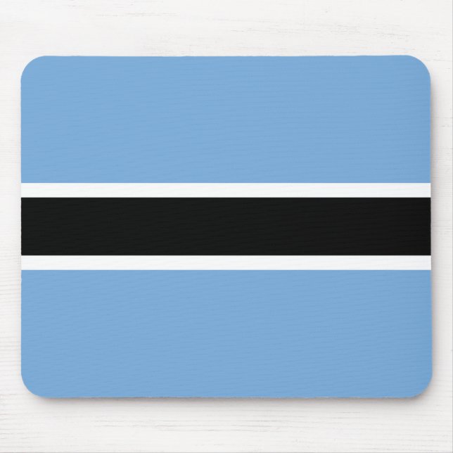 Tapis De Souris Drapeau patriotique du Botswana (Devant)