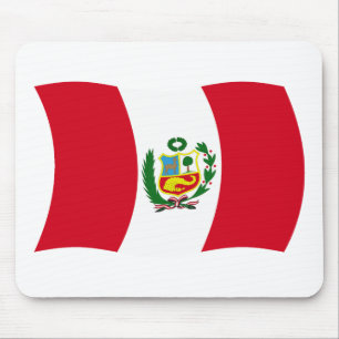 Tapis De Souris Drapeau péruvien Mousepad