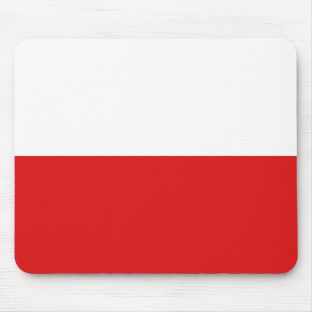 Tapis De Souris Drapeau polonais Mousepad (Devant)